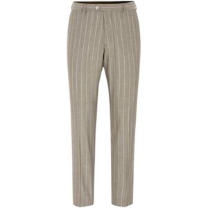 Oscar Jacobson, Heren, Broeken, Beige, Maat: M Wol,