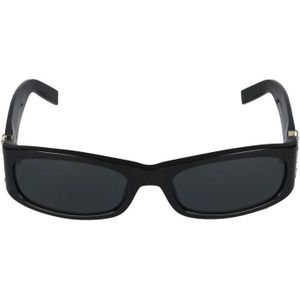 SAINT LAURENT - SL M152 - Zonnebrillen - Zwart - Acetaat - Kwadraat