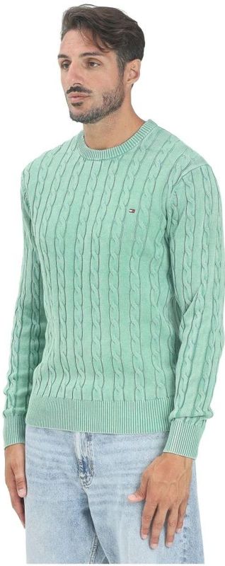 TOMMY HILFIGER Trui 'CLASSIC'  groen