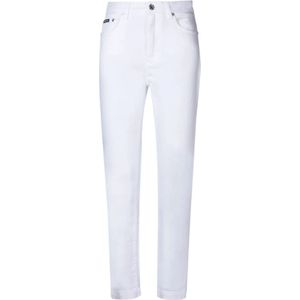 Dolce & Gabbana, Dames, Jeans, Wit, Maat: 2XS Katoen,