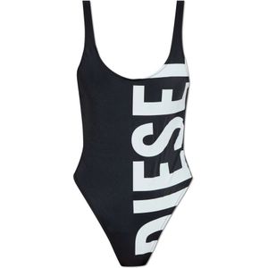 Diesel, Dames, Badkleding, Zwart, Maat: L Polyamide,