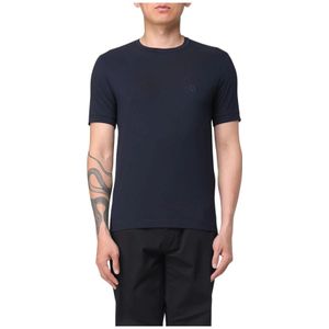 Giorgio Armani, Heren, Tops, Blauw, Maat: M