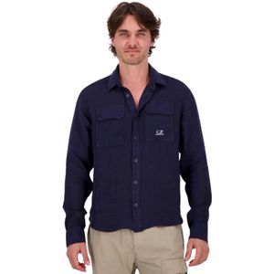 C.p. Company, Heren, Overhemden, Blauw, Maat: S