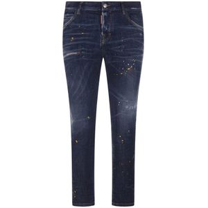 Dsquared2 Skinny Jeans , Blue , Dames , Maat: S