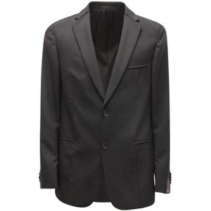 Zegna, Heren, Jassen, Zwart, Maat: XL Wol,