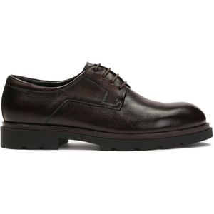 Kazar - Bruine Open Teen Halfschoenen - Heren - Leer - 44 EU