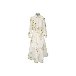 Zimmermann Shirt Jurken , White , Dames , Maat: XS