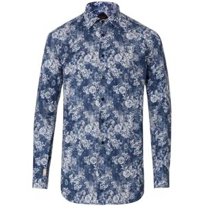 Billionaire, Heren, Overhemden, Blauw, Maat: XS Katoen,