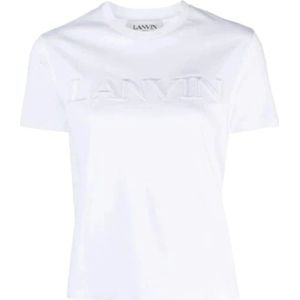 Lanvin, Dames, Tops, Wit, Maat: XS Katoen,