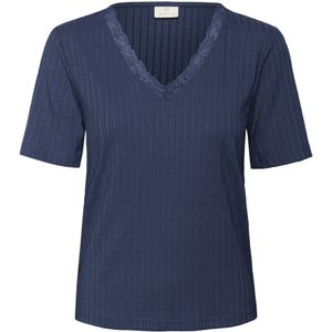 Kaffe, Dames, Tops, Blauw, Maat: S