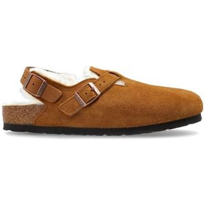 Birkenstock, Dames, Schoenen, Bruin, Maat: 38 EU Suède,