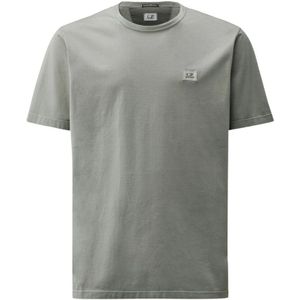 C.p. Company, Heren, Tops, Grijs, Maat: L Katoen,