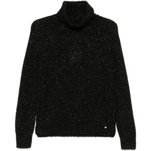 Herno, Dames, Truien, Zwart, Maat: S