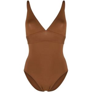 Eres, Dames, Badkleding, Bruin, Maat: M Spandex,