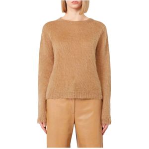 Max Mara Studio, Dames, Truien, Bruin, Maat: S
