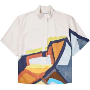 Munthe, Dames, Blouses & Shirts, Veelkleurig, Maat: 2XS