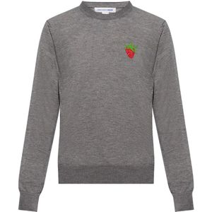 Comme des Garçons, Heren, Truien, Grijs, Maat: M Wol,