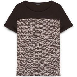 Fiorella Rubino, Dames, Tops, Bruin, Maat: XS Katoen,