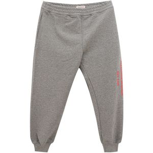 Alexander McQueen, Dames, Broeken, Grijs, Maat: S Katoen,
