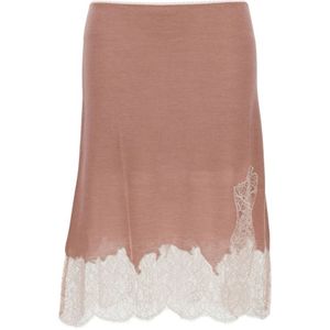 Fendi, Dames, Rokken, Roze, Maat: XS Zijde,