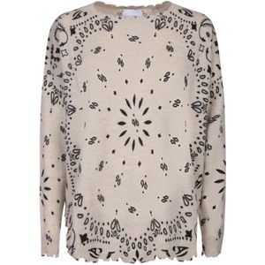 Kujten, Dames, Truien, Veelkleurig, Maat: L Kasjmier,