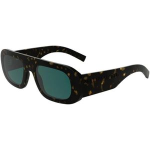 KARL LAGERFELD - KL6188S - Zonnebril - Dark Tortoise - Effen Groene Lens