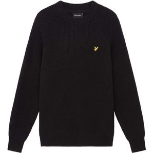 Lyle & Scott, Heren, Sweatshirts & Hoodies, Zwart, Maat: M Wol,