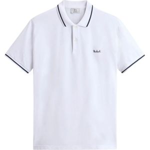 Woolrich, Heren, Tops, Wit, Maat: L Katoen,