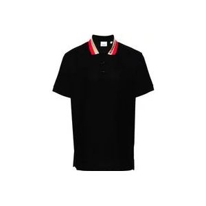 Burberry Polo Hemden , Black , Heren , Maat: XL