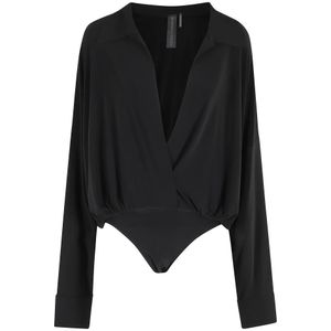 Norma Kamali, Dames, Tops, Zwart, Maat: XS