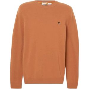 Timberland, Heren, Truien, Oranje, Maat: XL Wol,