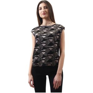Alessia Santi, Dames, Tops, Veelkleurig, Maat: M