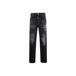 Dsquared2 Stretch Denim Jeans - Boston Cut , Black , Dames , Maat: XS