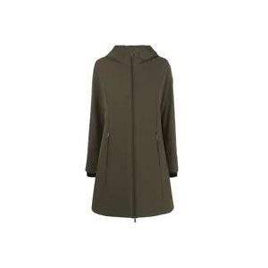 Woolrich Groene Winterjas - Blijf warm en stijlvol , Green , Dames , Maat: L