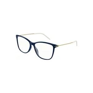 Gucci Optische Bril van Gerecycled Acetaat , Blue , unisex , Maat: 53 MM