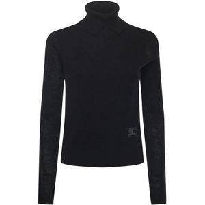 Burberry, Dames, Truien, Zwart, Maat: M