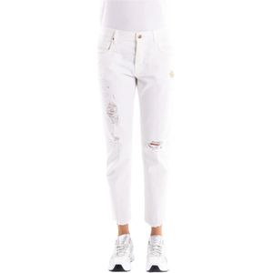 Don The Fuller, Dames, Jeans, Wit, Maat: W26 Katoen,