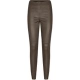 Mos Mosh - Mmlucia - Leggings - Slate Black - 100% Leer