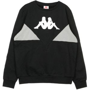 Kappa, Heren, Sweatshirts & Hoodies, Zwart, Maat: L Katoen,