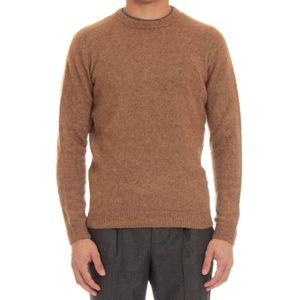 Roberto Collina, Heren, Truien, Bruin, Maat: XL Zijde,