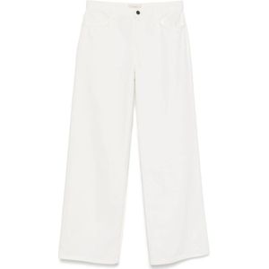 The Row, Dames, Jeans, Wit, Maat: W25 Katoen,