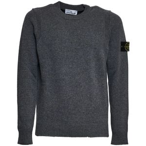 Stone Island, Heren, Truien, Grijs, Maat: L Wol,