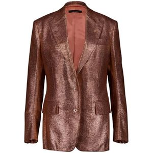 Tom Ford, Dames, Jassen, Roze, Maat: XS Viscose,