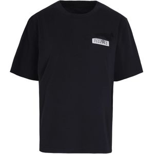 MM6 Maison Margiela, Dames, Tops, Zwart, Maat: L Katoen,