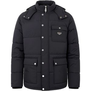 Philipp Plein, Heren, Jassen, Zwart, Maat: S Nylon,