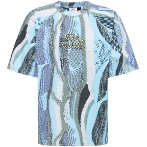 Carlo Colucci - Raglan T-Shirt - Veelkleurig - Katoen