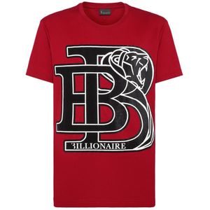 Billionaire, Heren, Tops, Rood, Maat: XL Katoen,