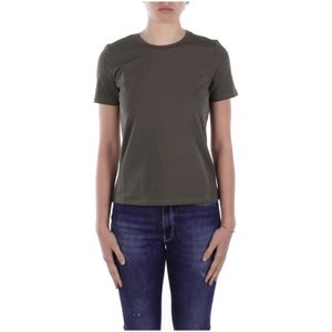 Max Mara, Dames, Tops, Groen, Maat: L Katoen,