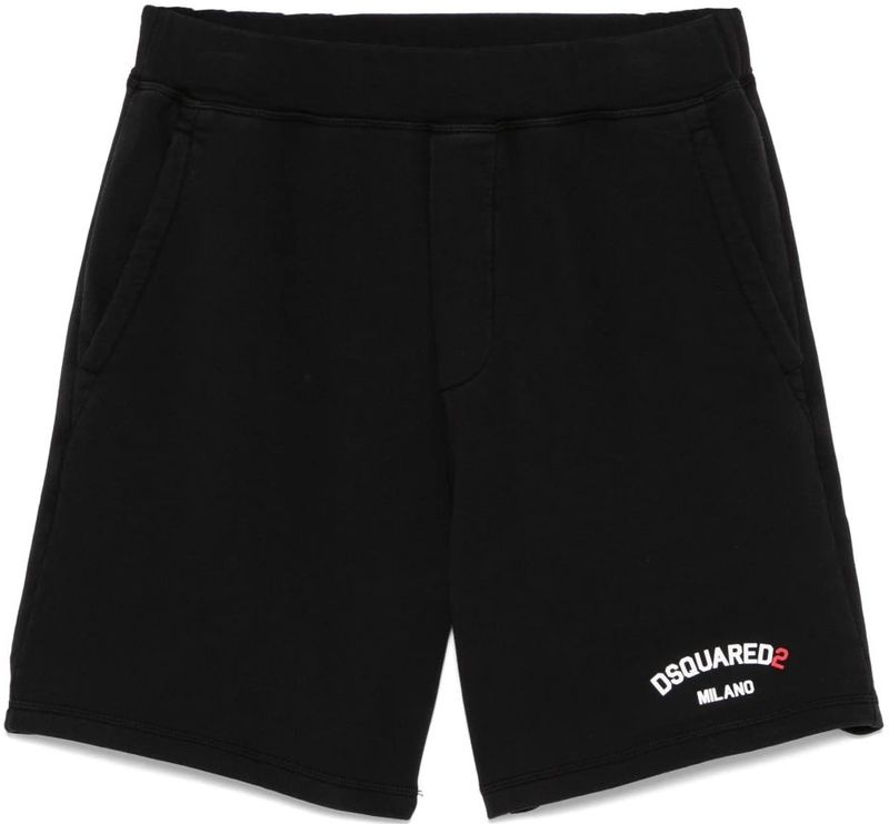 Dsquared2, Heren, Korte broeken, Zwart, Maat: S
