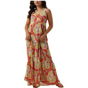 Pom Amsterdam, Dames, Jurken, Veelkleurig, Maat: M Denim,